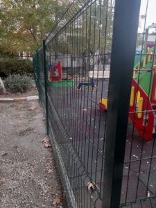 3Д забор, ограждение детской площадки 