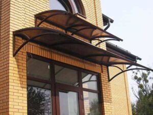 Козырьки из поликарбоната